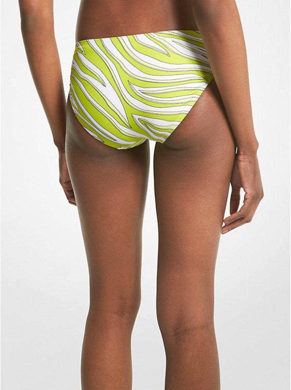 Zebra Print Bikini Bottom