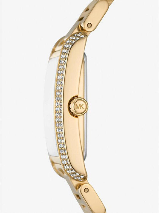 Oversized Emery Pavé Gold Tone Watch