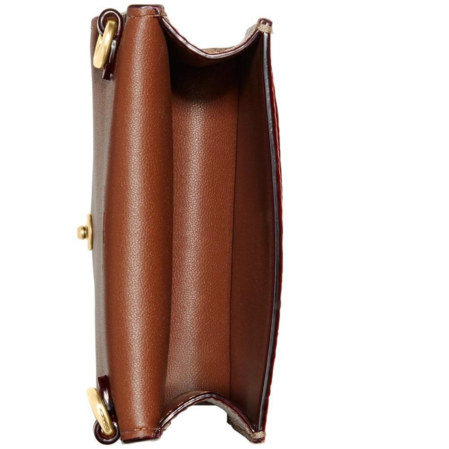 Colorblock Coated Canvas Signature Half Flap Card Case