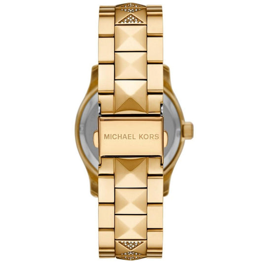 Women's Runway Quartz Three-Hand Gold-Tone Stainless Steel Watch 38mm