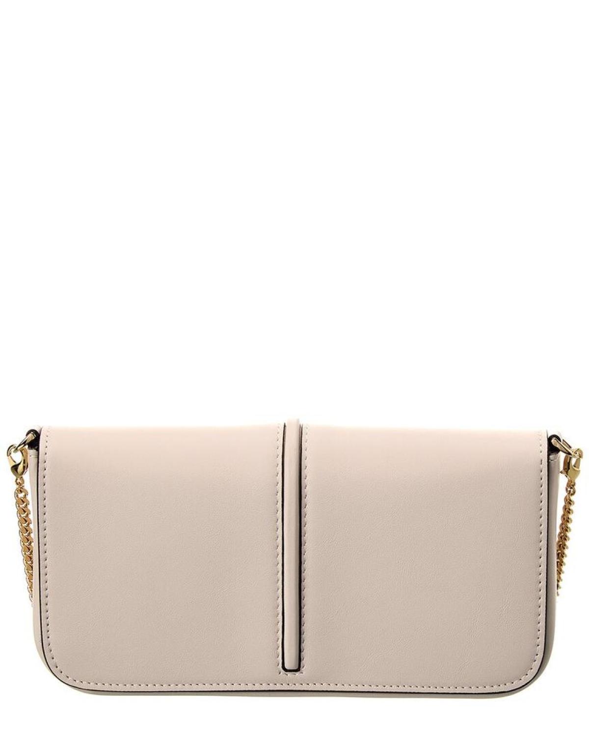 FENDI Fendigraphy Leather Wallet On Chain