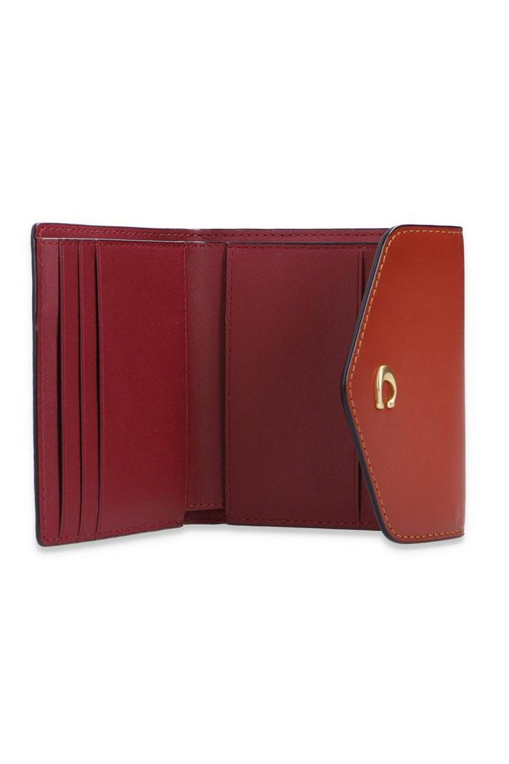 Coach Wyn Logo Plaque Small Wallet