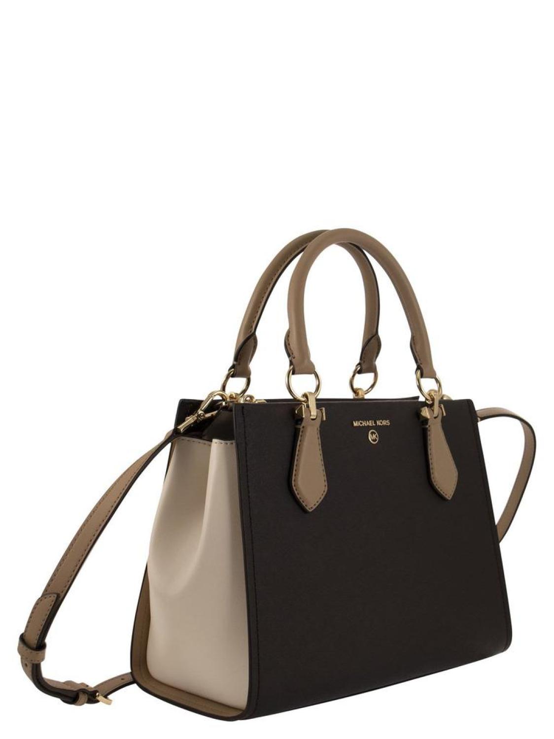 Michael Michael Kors Marilyn Logo Plaque Medium Tote Bag