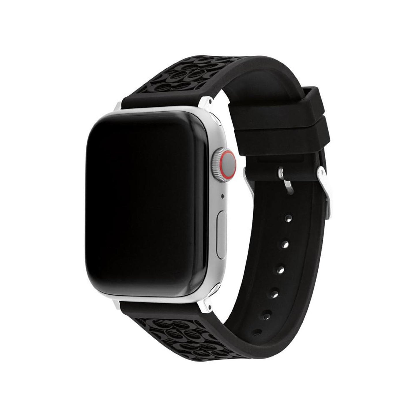 Black Silicone Strap 42/44/45mm Apple Watch Band