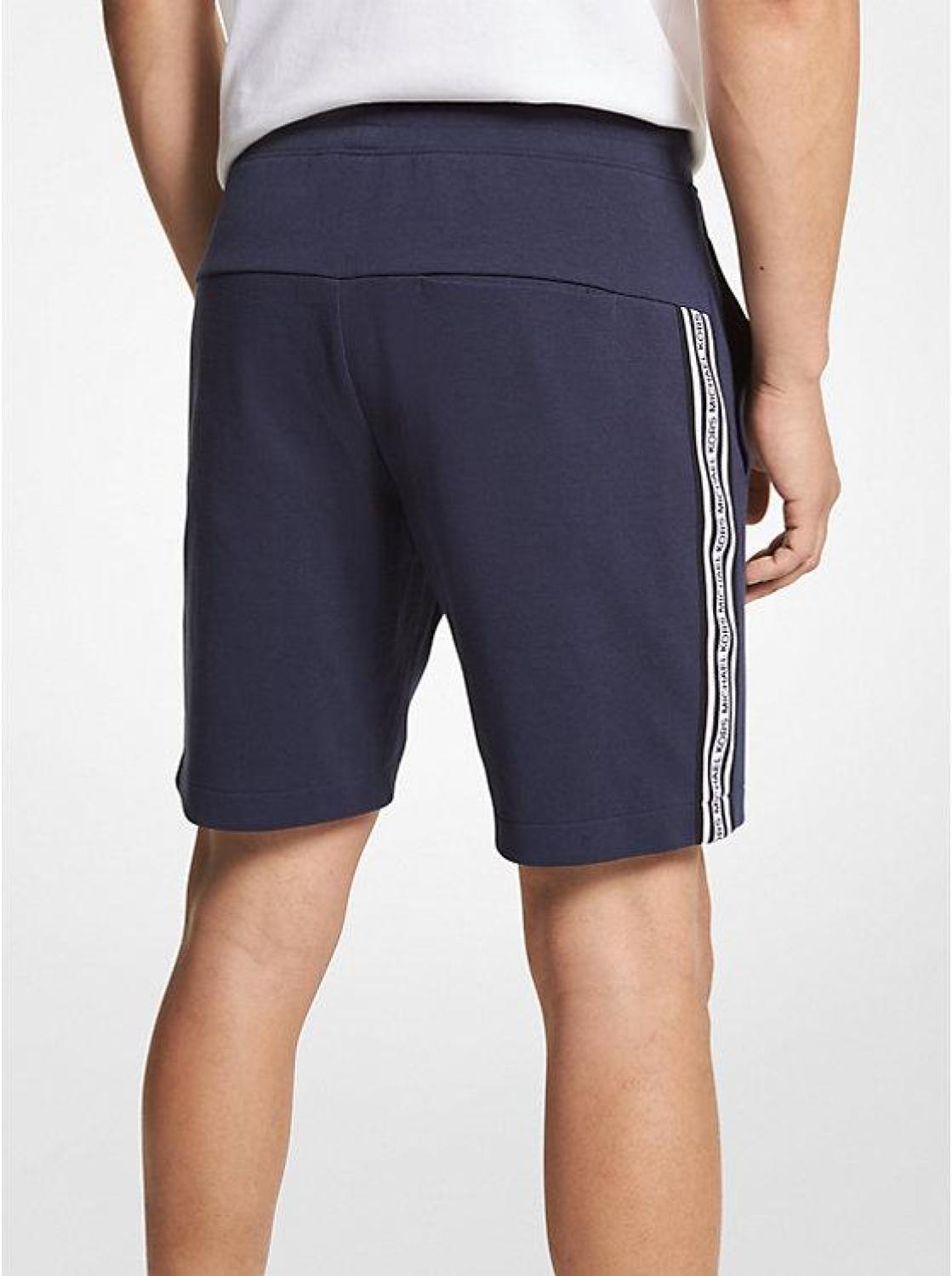 Logo Tape Cotton Blend Shorts
