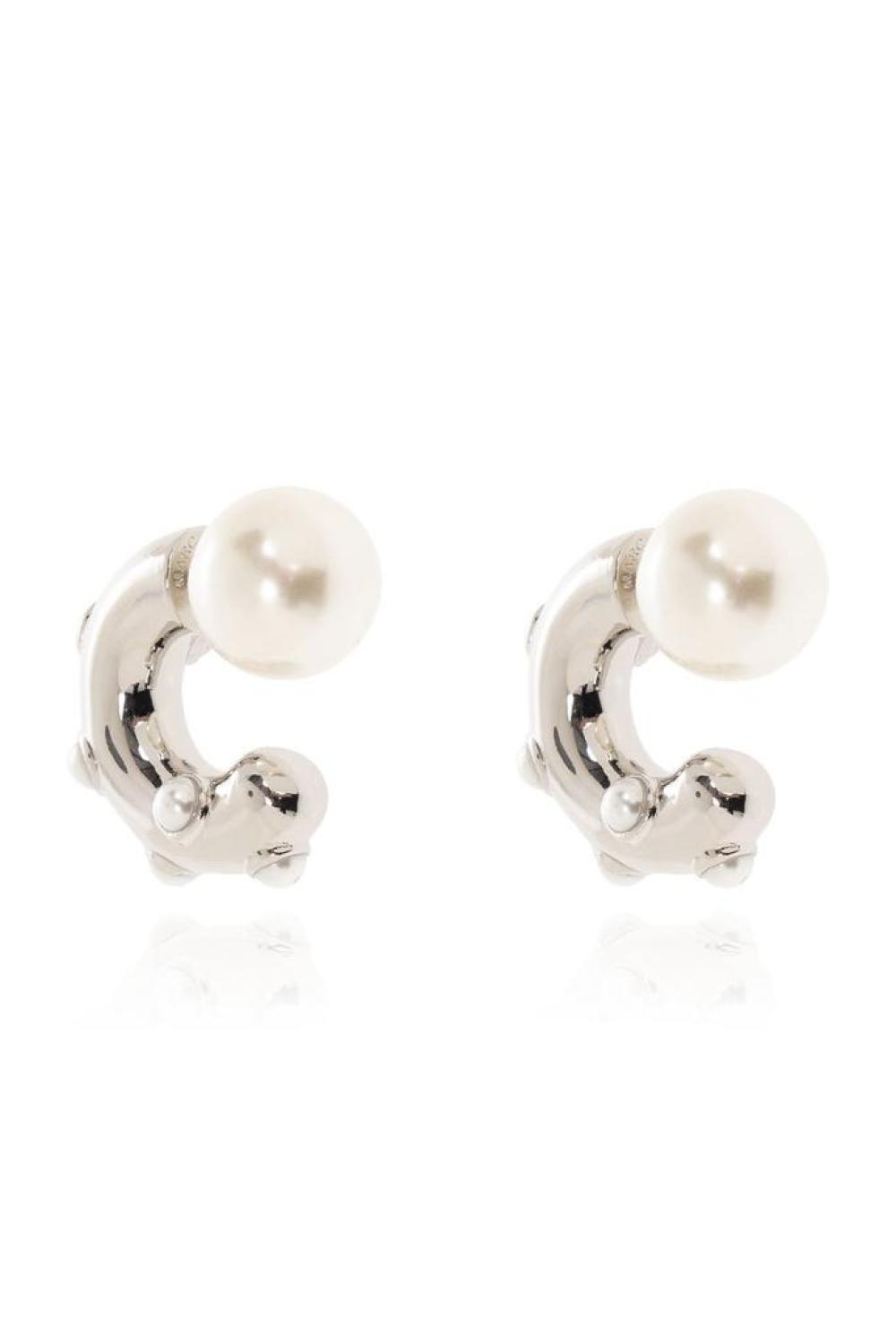 Marc Jacobs Embellished Hoop Earrings