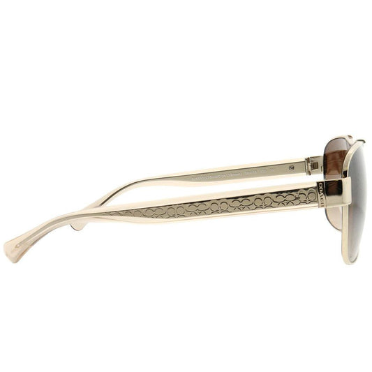 Coach L151 HC 7064 926513 56mm Womens Aviator Sunglasses