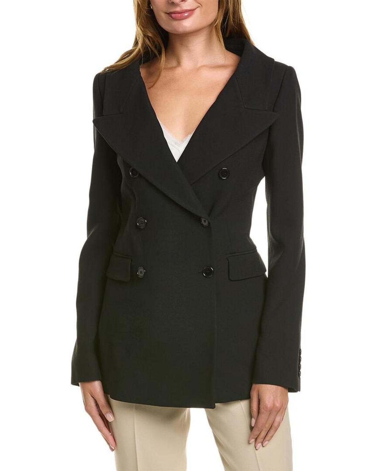 Michael Kors Crepe Sable Portrait Jacket
