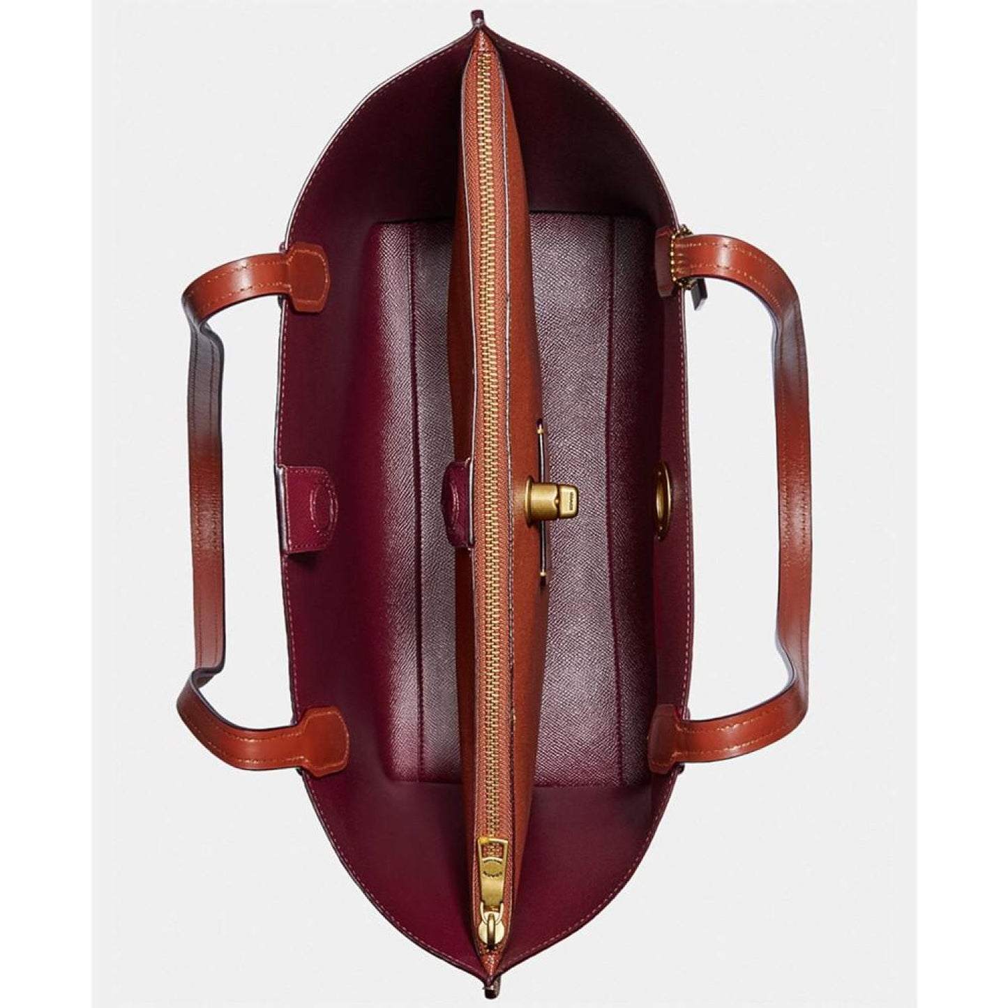 Signature Coated Canvas Willow Tote with Interior Zip Pocket