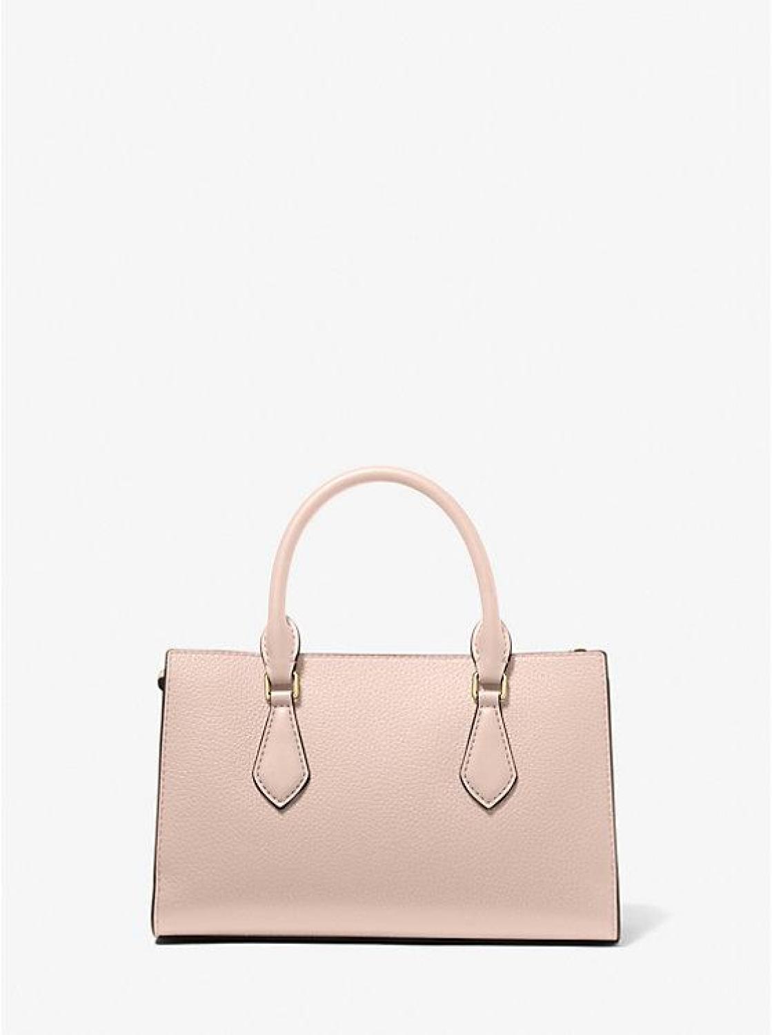 Valerie Small Pebbled Leather Satchel