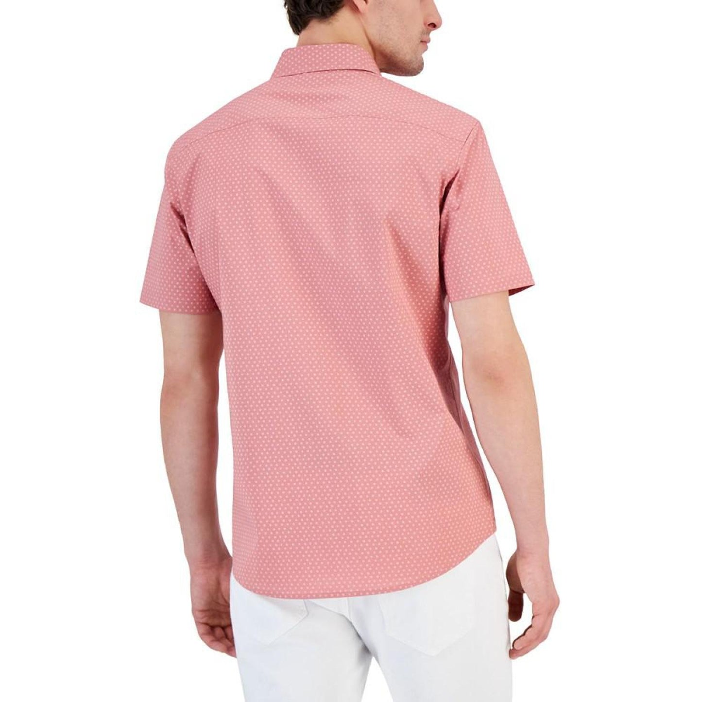 Men's Slim-Fit Geo-Print Shirt