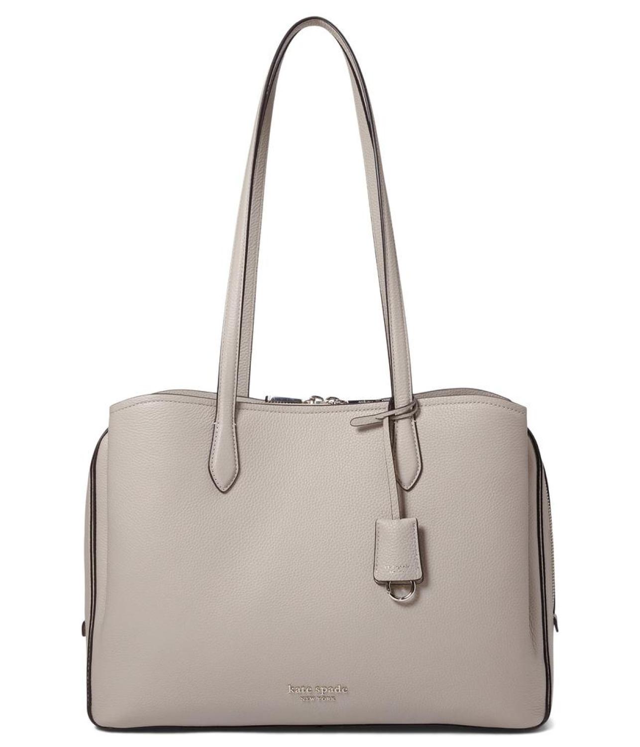 Hudson Pebbled Leather Large Work Tote