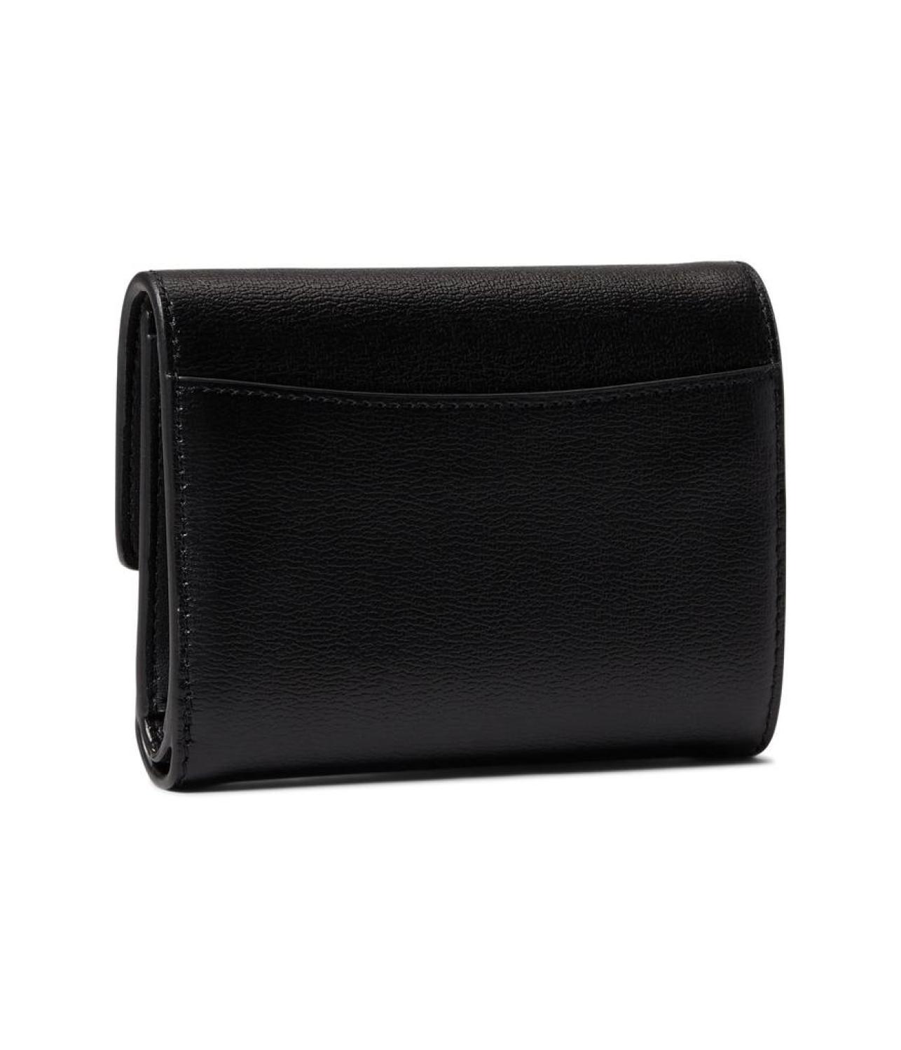 Katy Textured Leather Bifold Flap Wallet