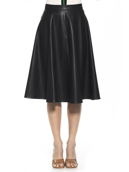 Pleather Midi Skirt