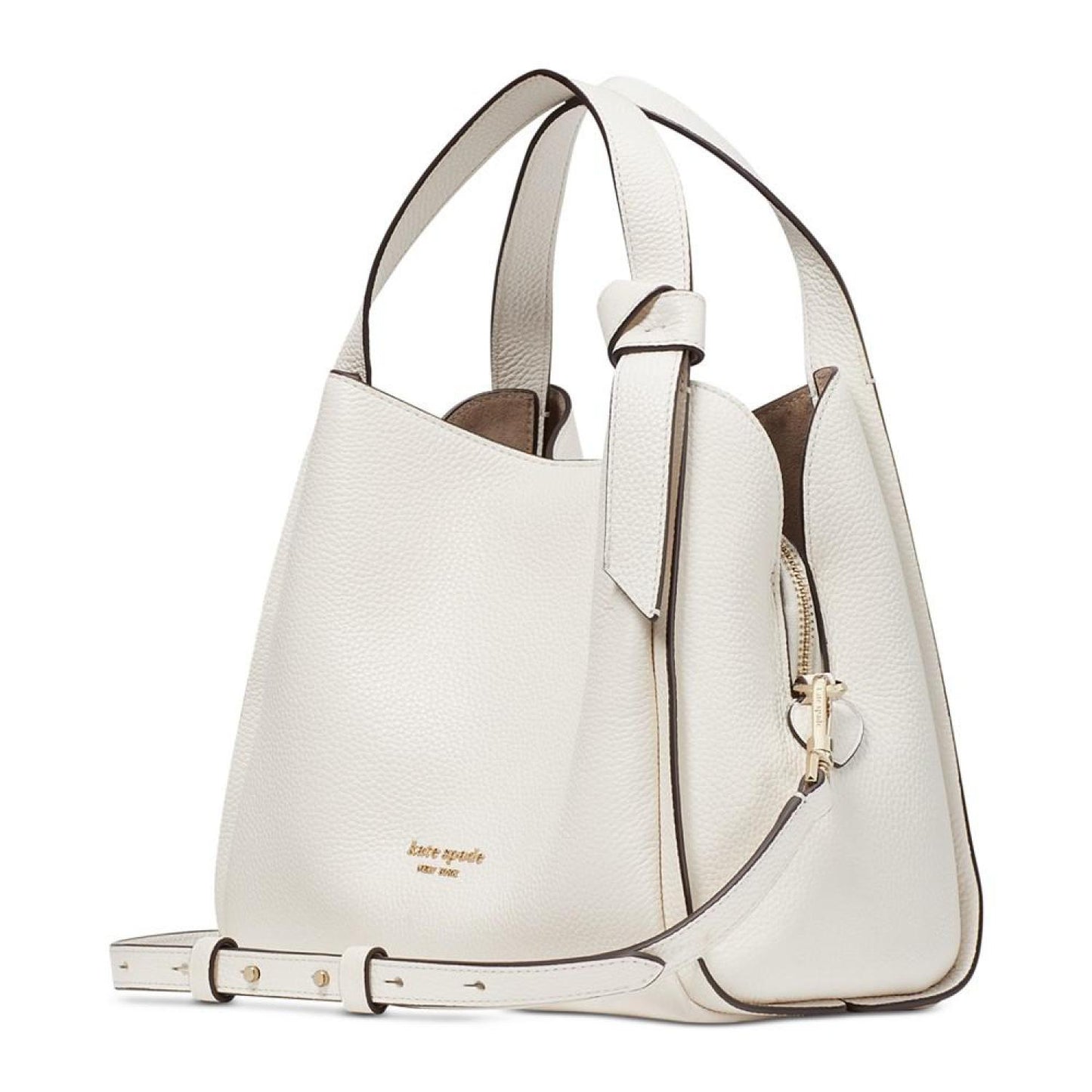 Knott Pebbled Leather Medium Crossbody Tote