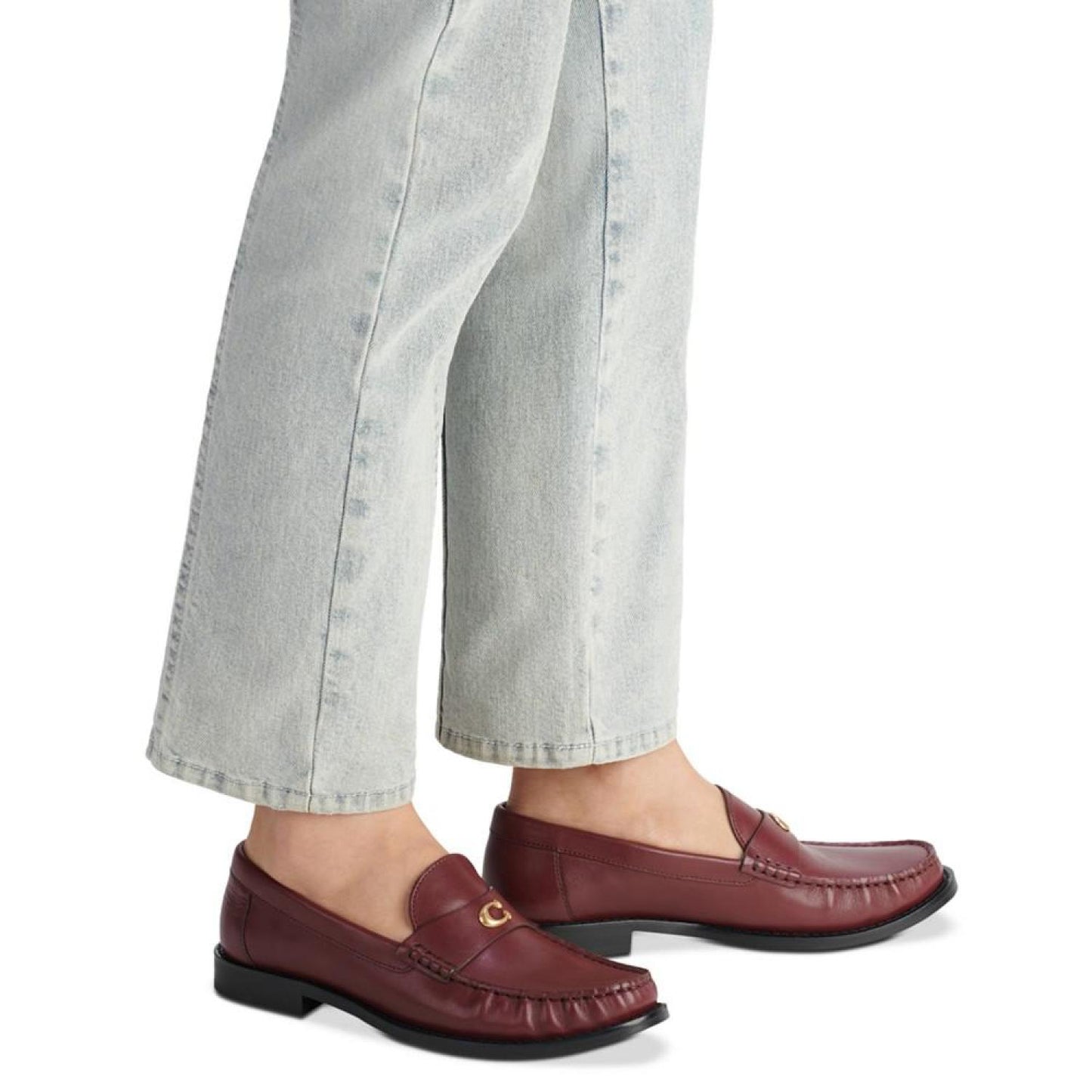 Women's Jolene Scultped "C" Tailored Moc Loafer Flats