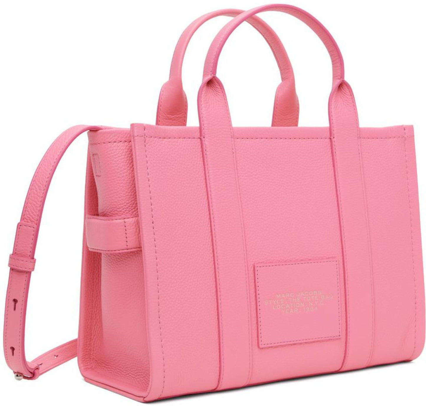 Pink 'The Leather Medium' Tote