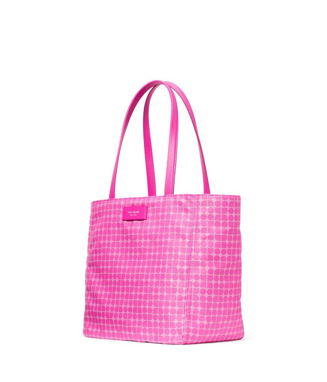 Noel Printed Fabric Large Tote