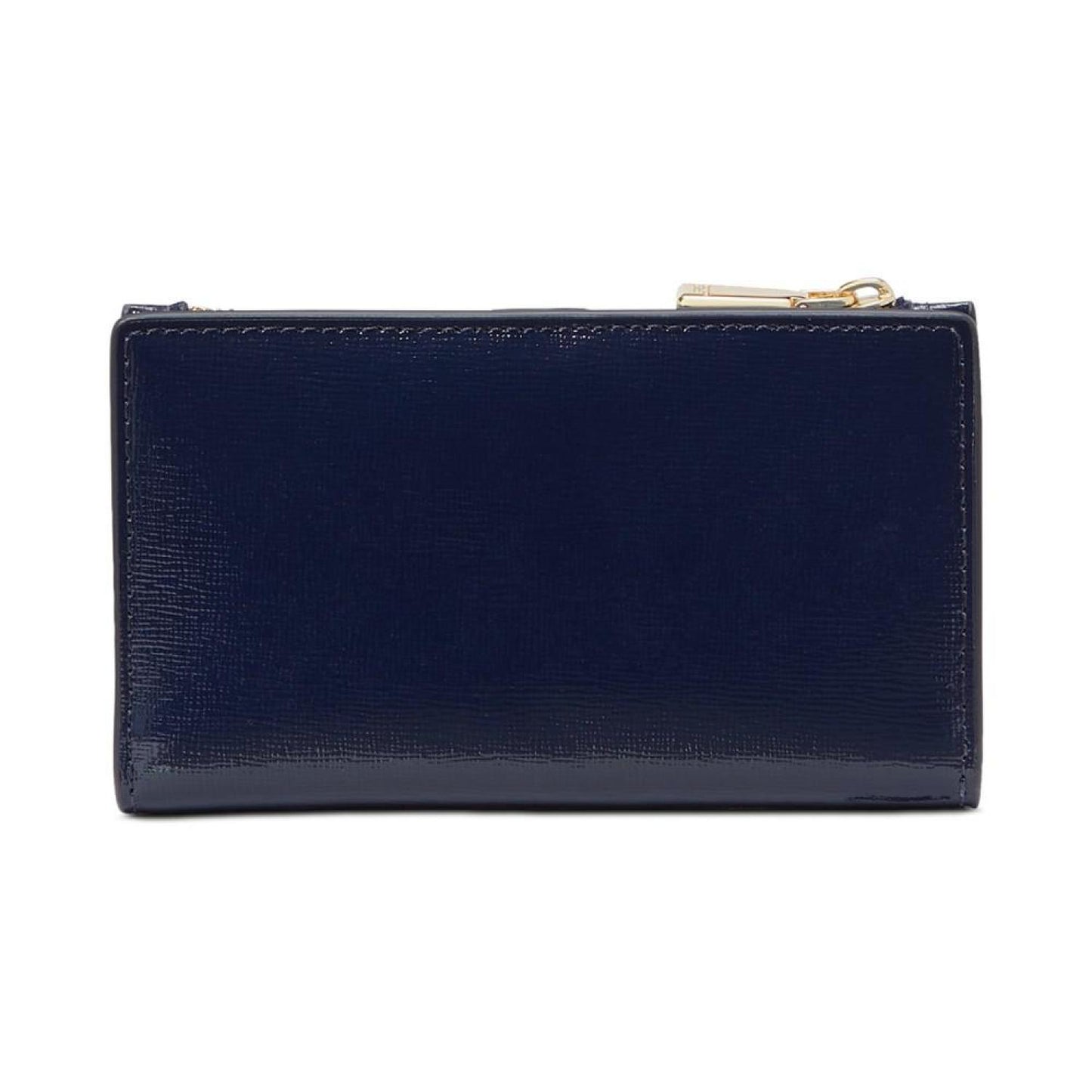 Dottie Bloom Flower Applique Saffiano Leather Small Slim Bifold Wallet