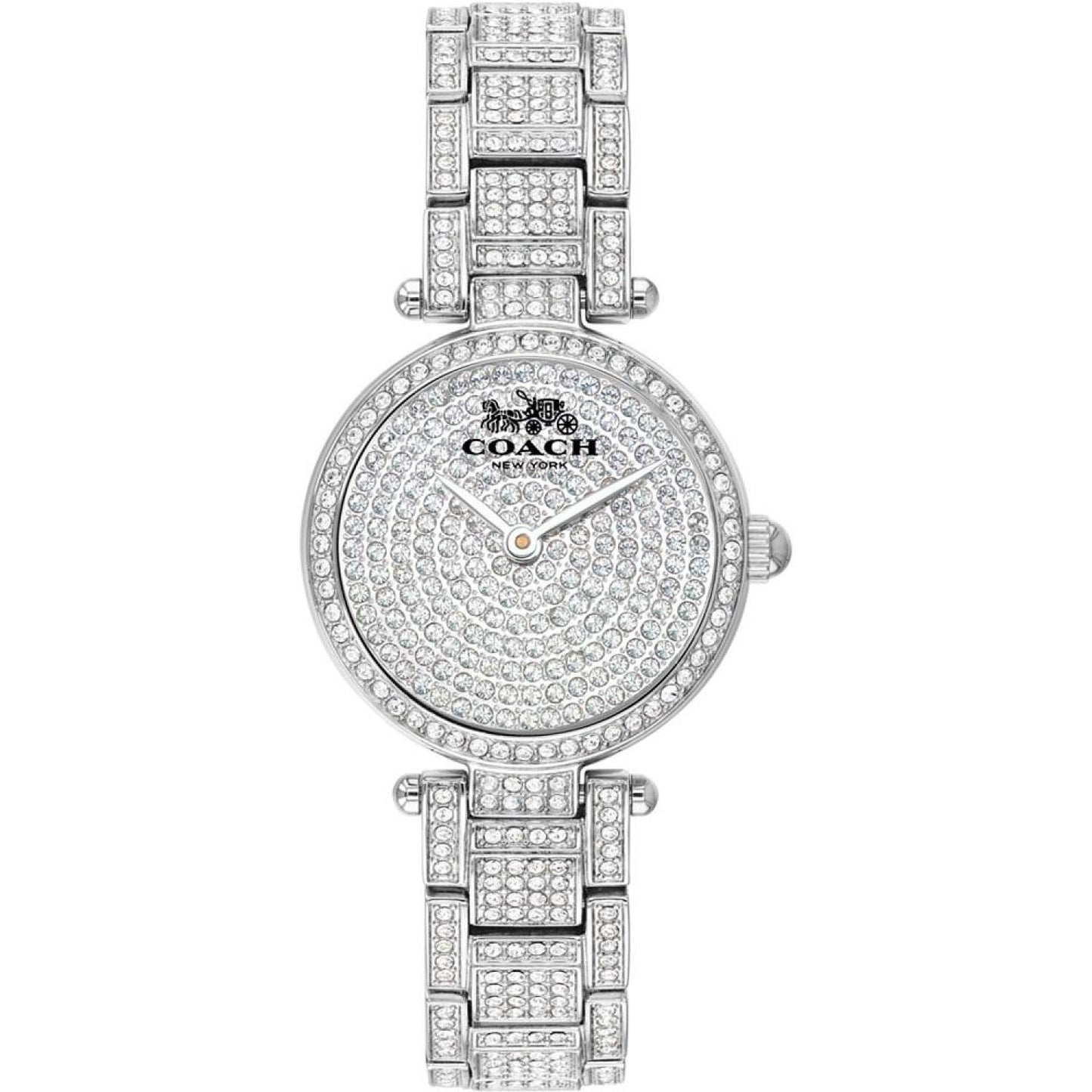 Women's Park Pavé Stainless Steel Bracelet Watch 26mm