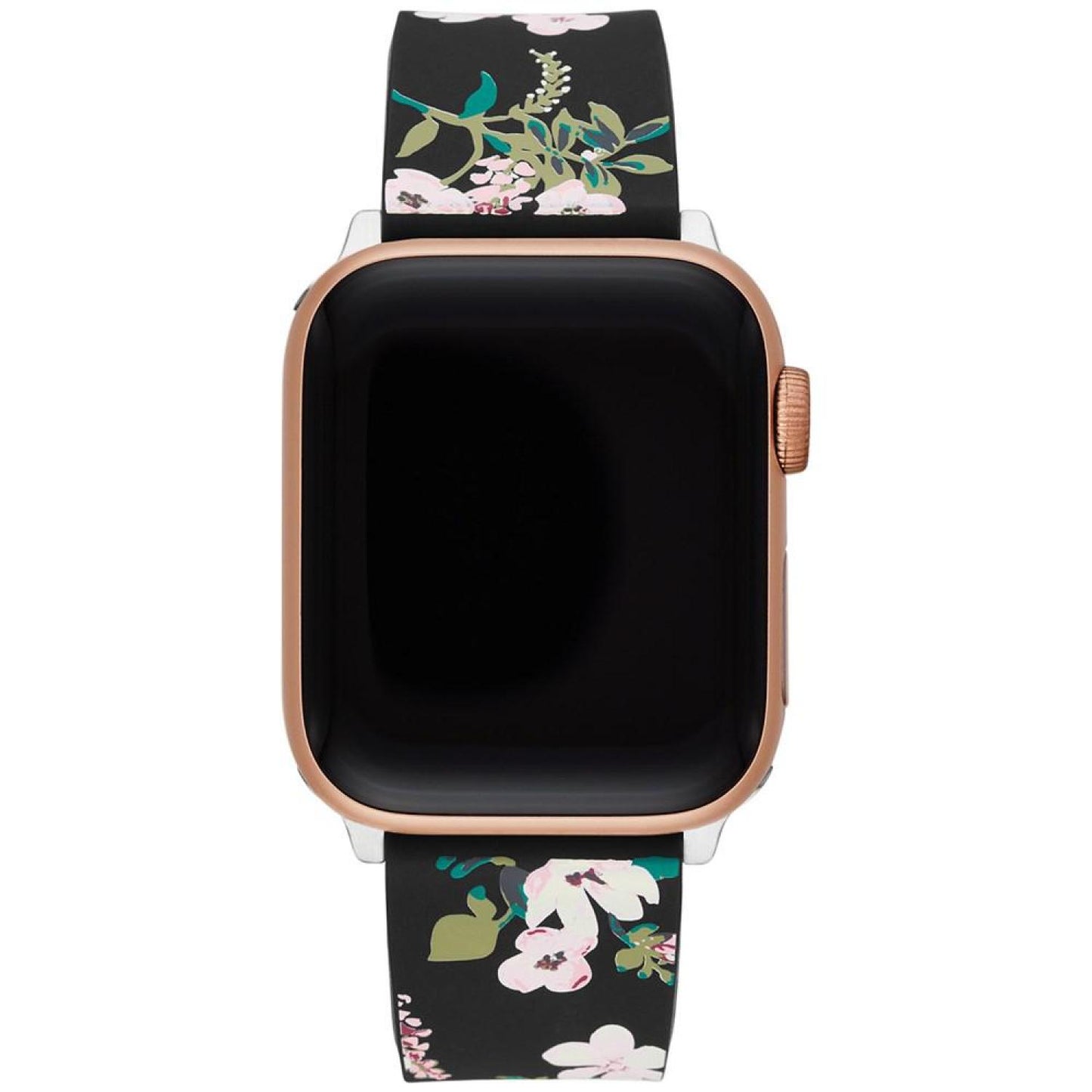 Women's Multicolored Floral Silicone Apple Watch® Strap