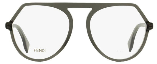 Fendi Women's Roma Amor Eyeglasses FF0385 KB7 Transparent Gray 53mm