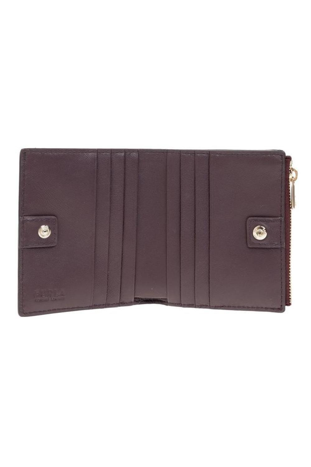 Furla Camelia Logo-Lettering Bi-Fold Wallet