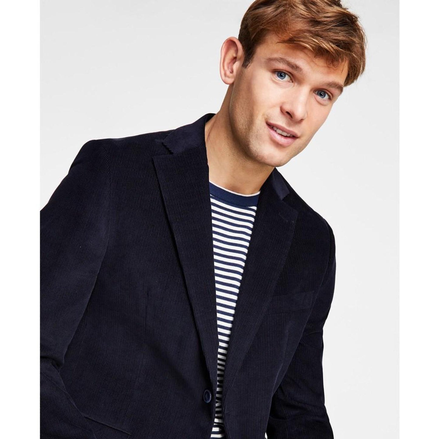 Men's Classic-Fit Stretch Corduroy Solid Sport Coat