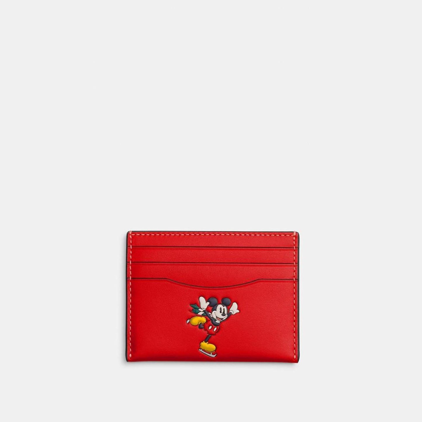 Coach Outlet Disney X Coach Slim Id Card Case With Winter Motif