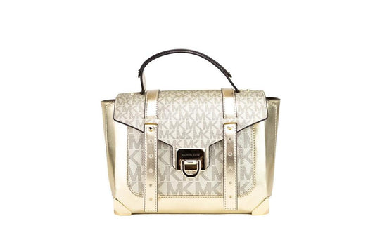 Michael Kors Manhattan Medium Pale  Leather Top Handle Satchel Bag Women's Purse