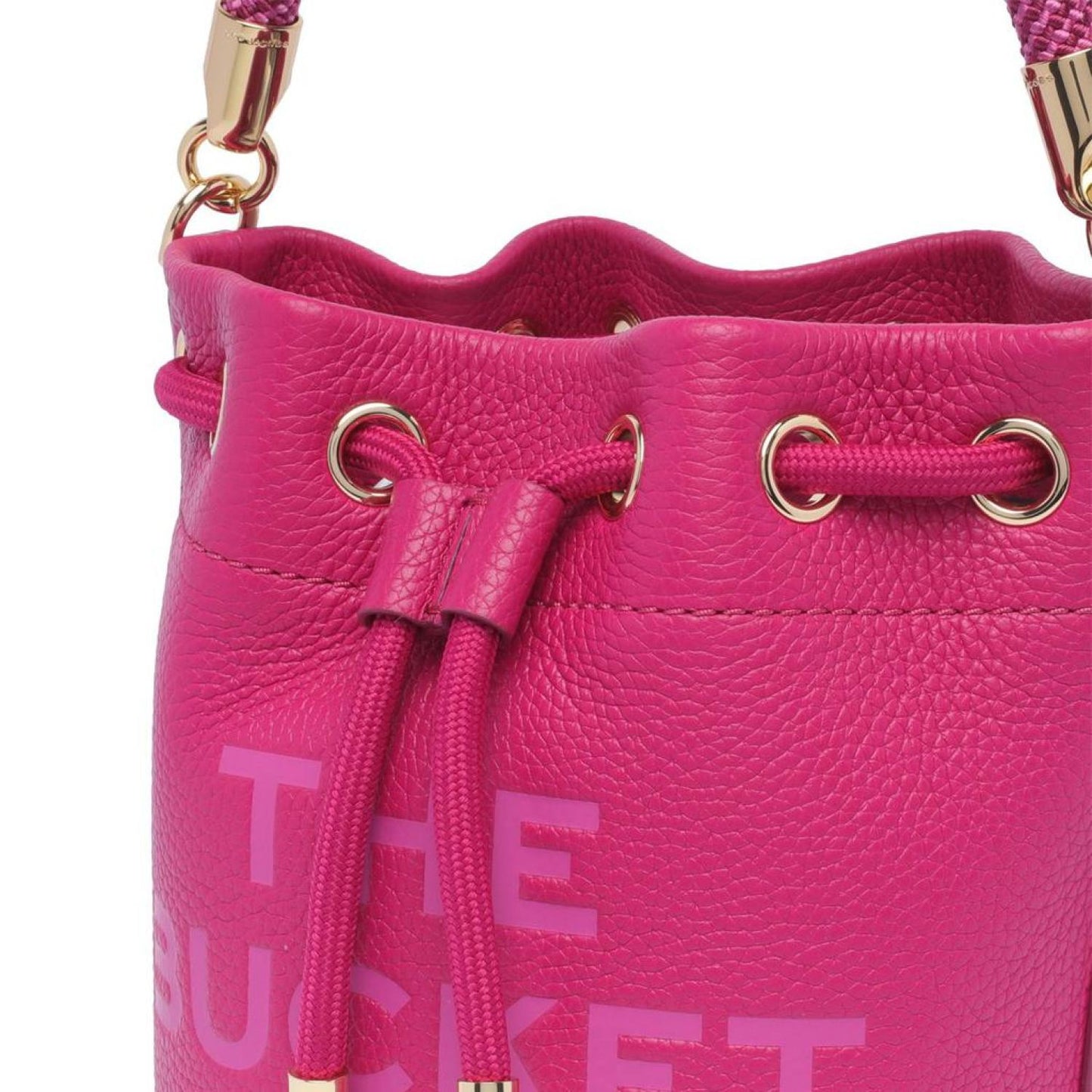 Marc Jacobs Logo Embossed Bucket Bag