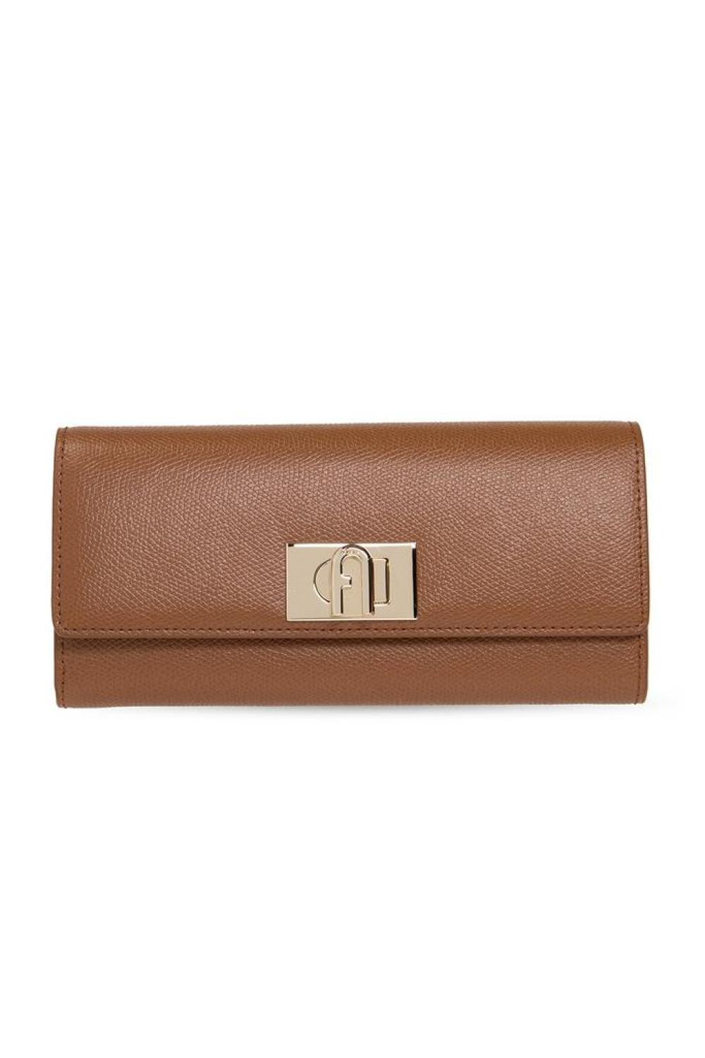 Furla 1927 Twist-Lock Foldover Wallet