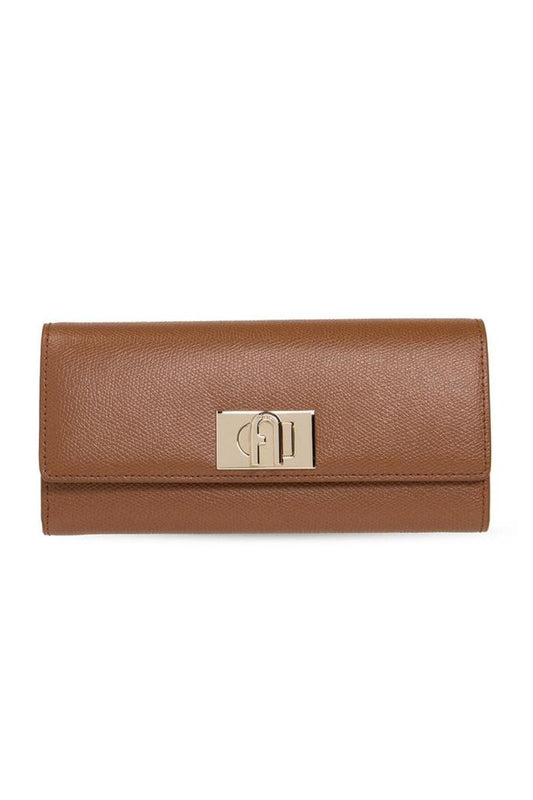 Furla 1927 Twist-Lock Foldover Wallet