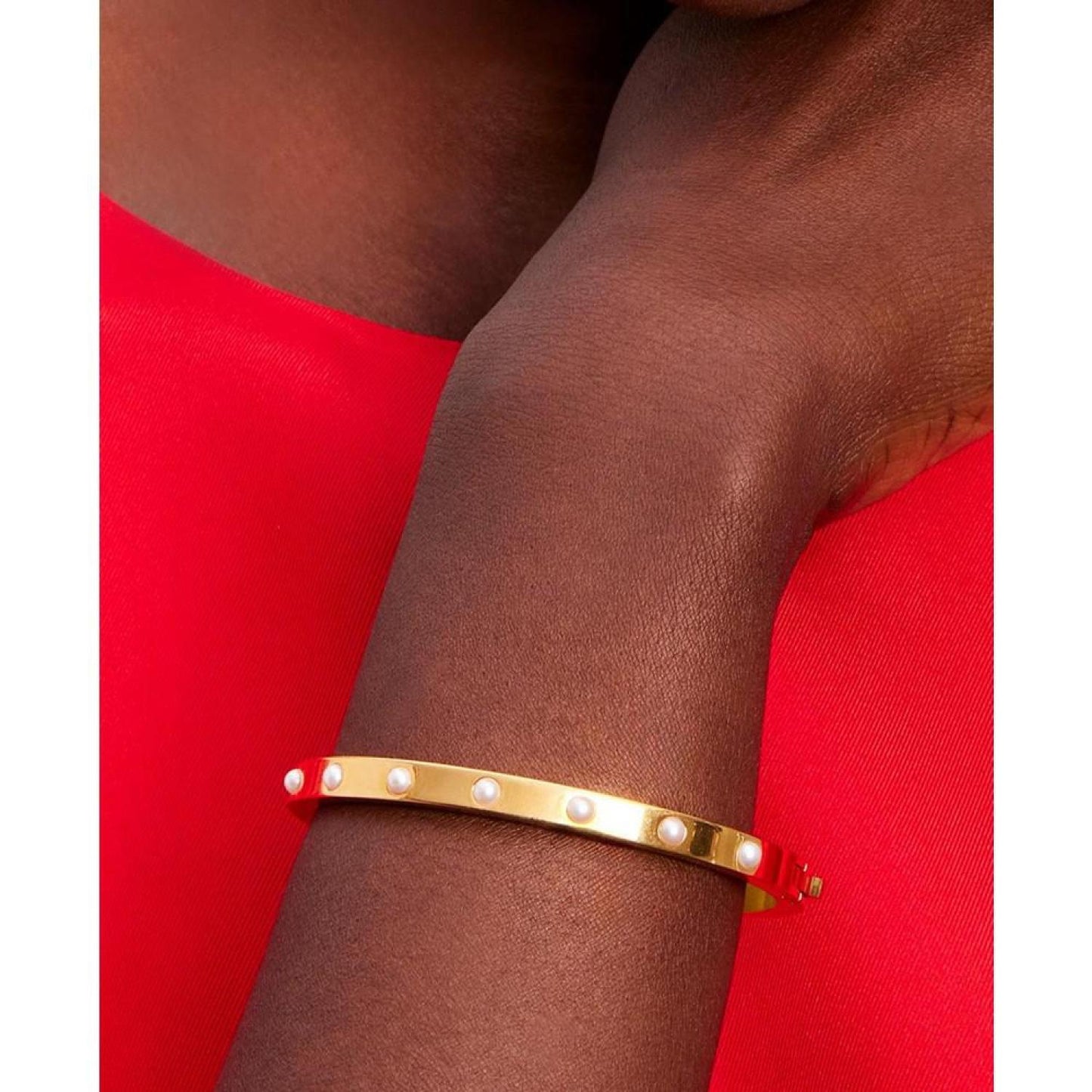Adornment Studded Bangle Bracelet