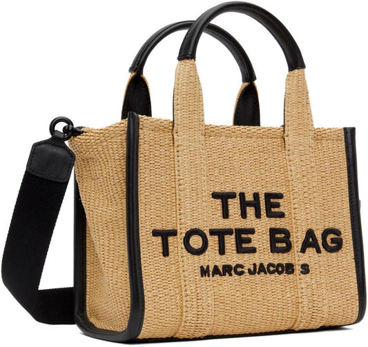 Beige 'The Woven Small' Tote