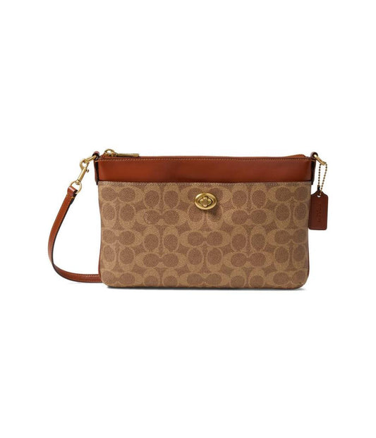 Coated Canvas Signature Polly Crossbody