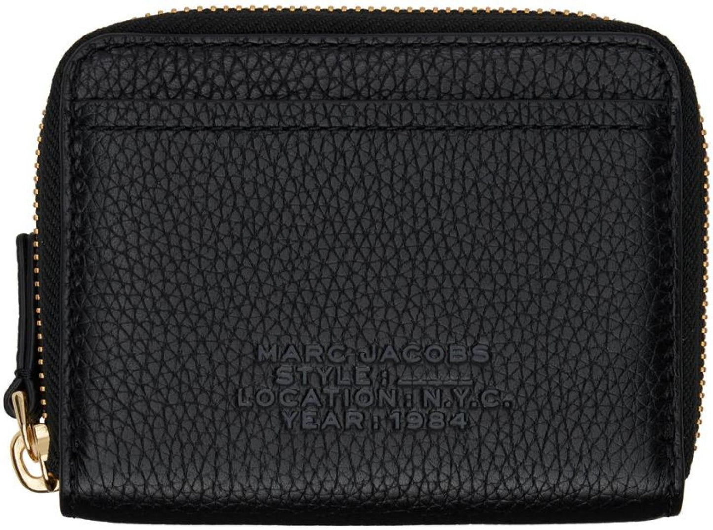 Black Zip Around Wallet