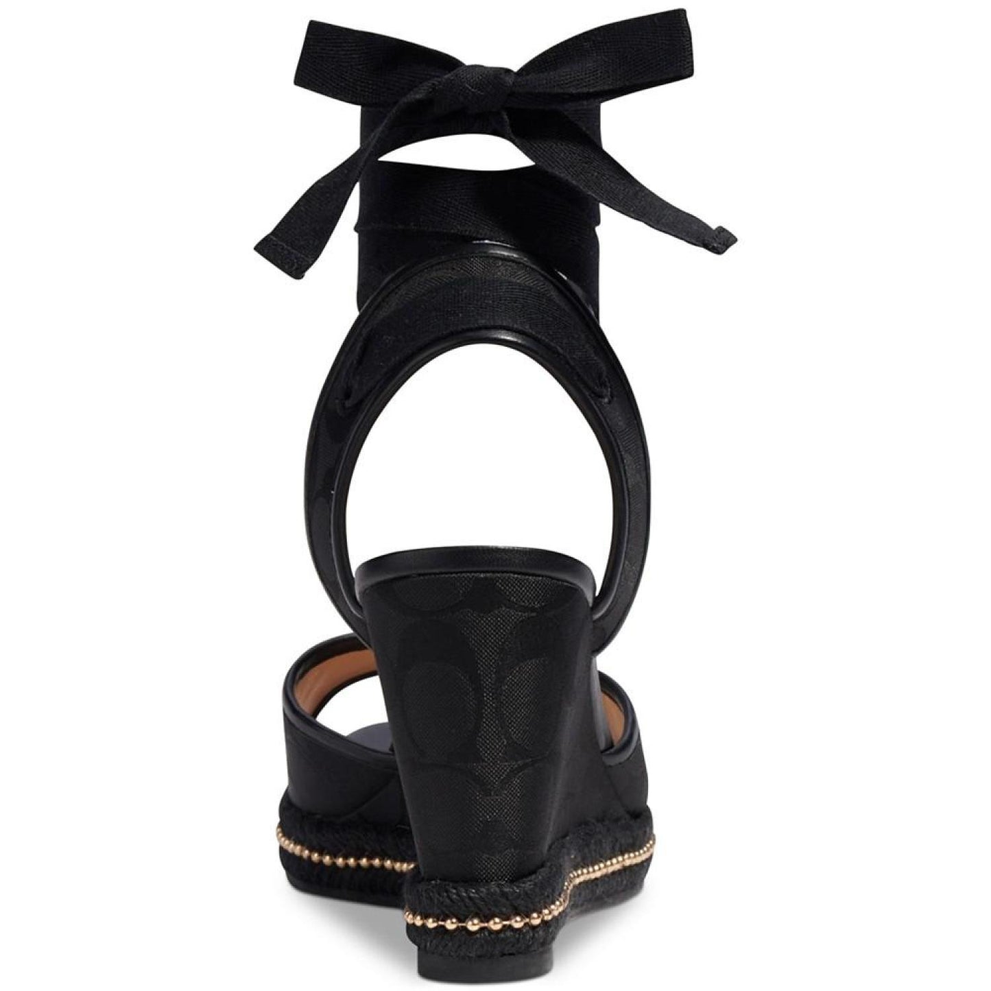 Women's Page Signature Ankle-Tie Wedge Sandals