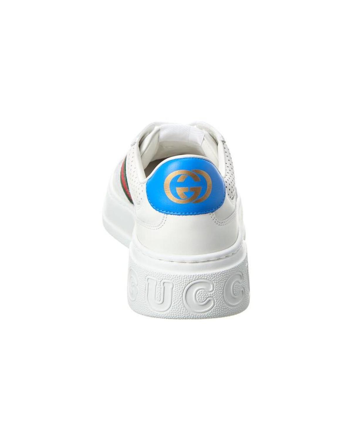 Gucci Web Leather Sneaker