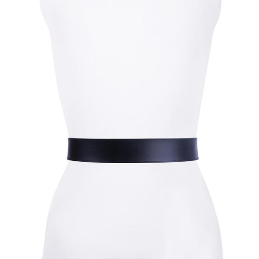 Women's Genuine Leather Logo Belt