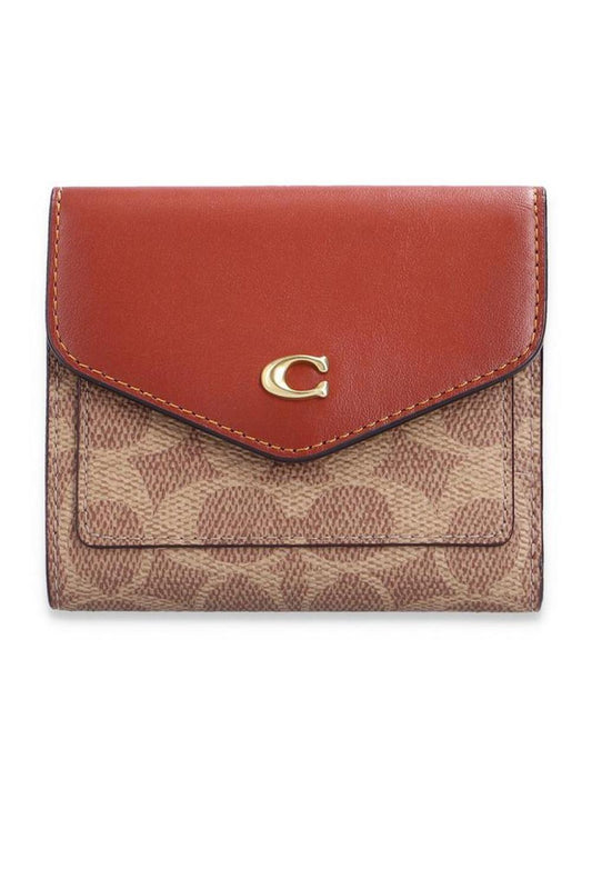 Coach Wyn Logo Plaque Small Wallet
