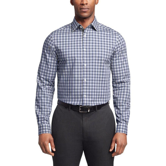 Men's Regular Fit Airsoft Stretch Ultra Wrinkle Free Dress Shirt