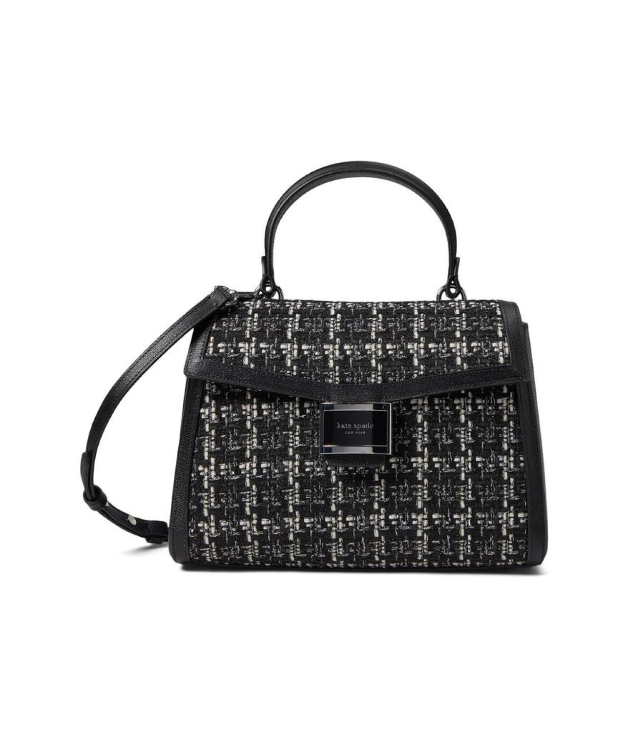 Katy Tweed Medium Top-Handle