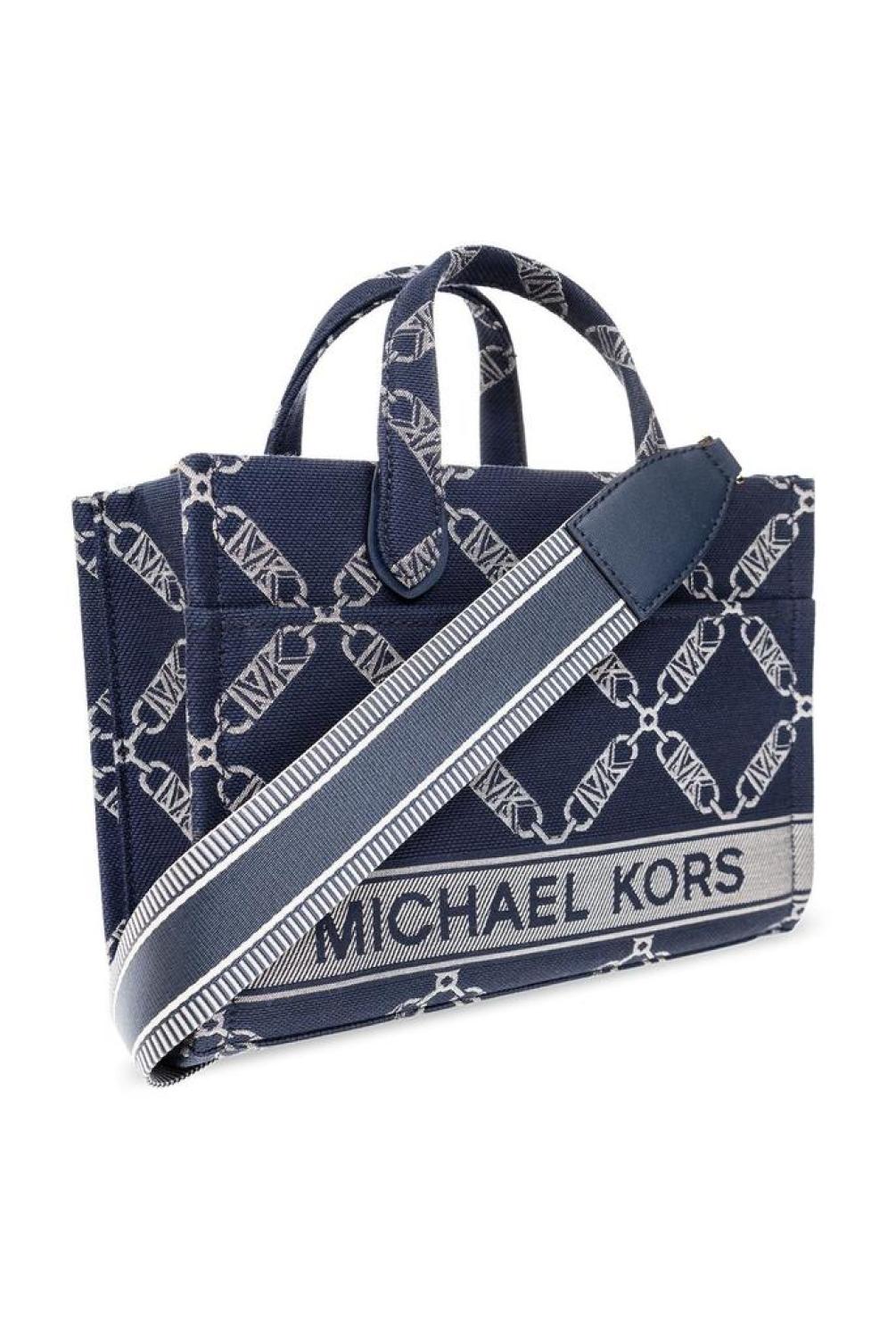 Michael Michael Kors Gigi Empire Logo Jacquard Top Handle Bag