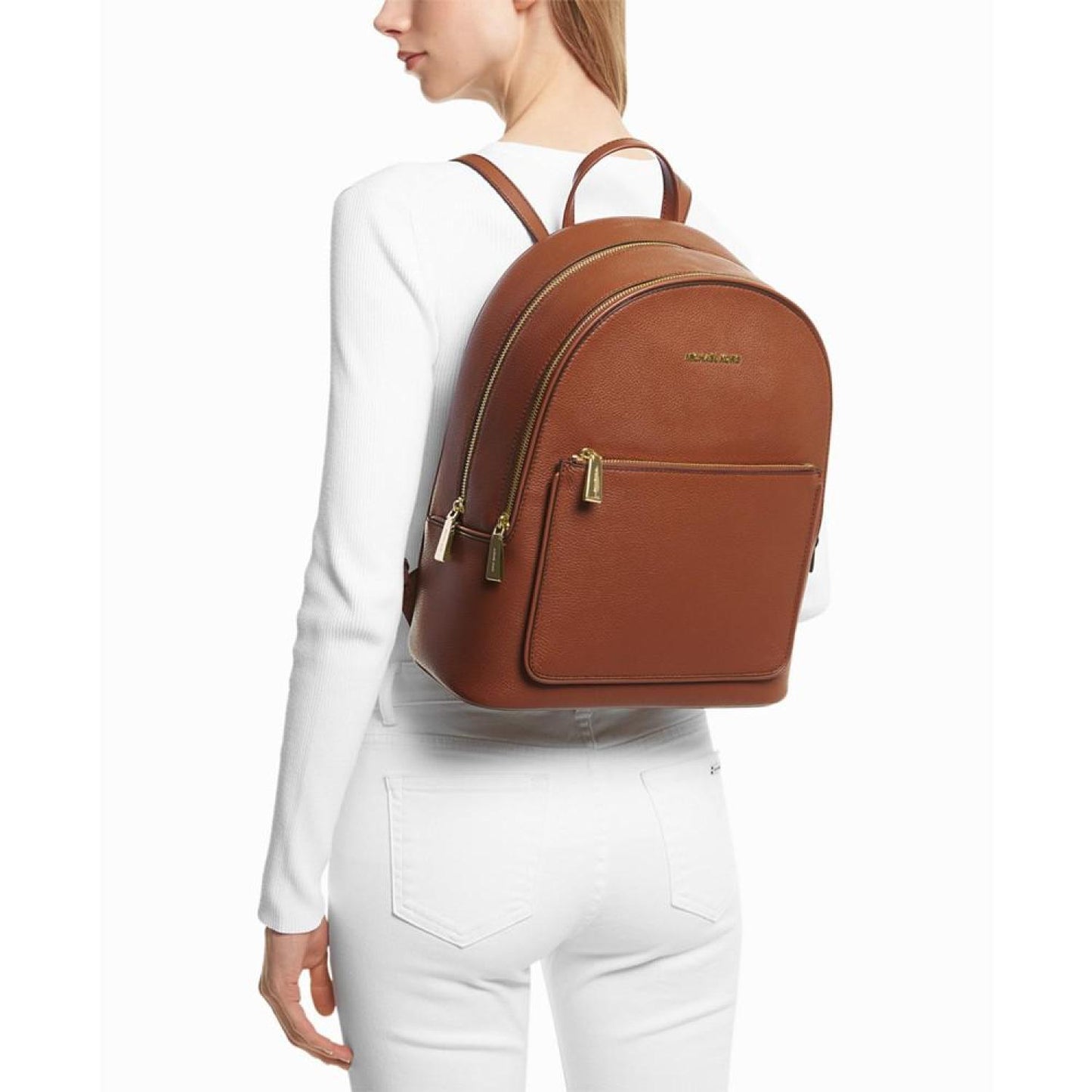 Adina Large Leather Backpack
