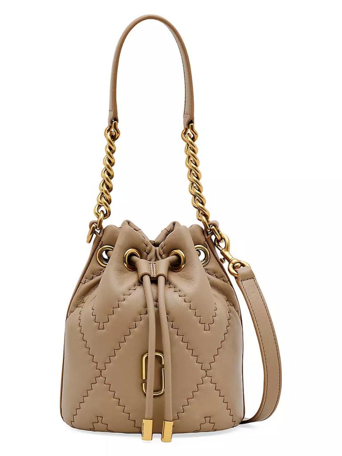 The Quilted Leather Bucket Bag