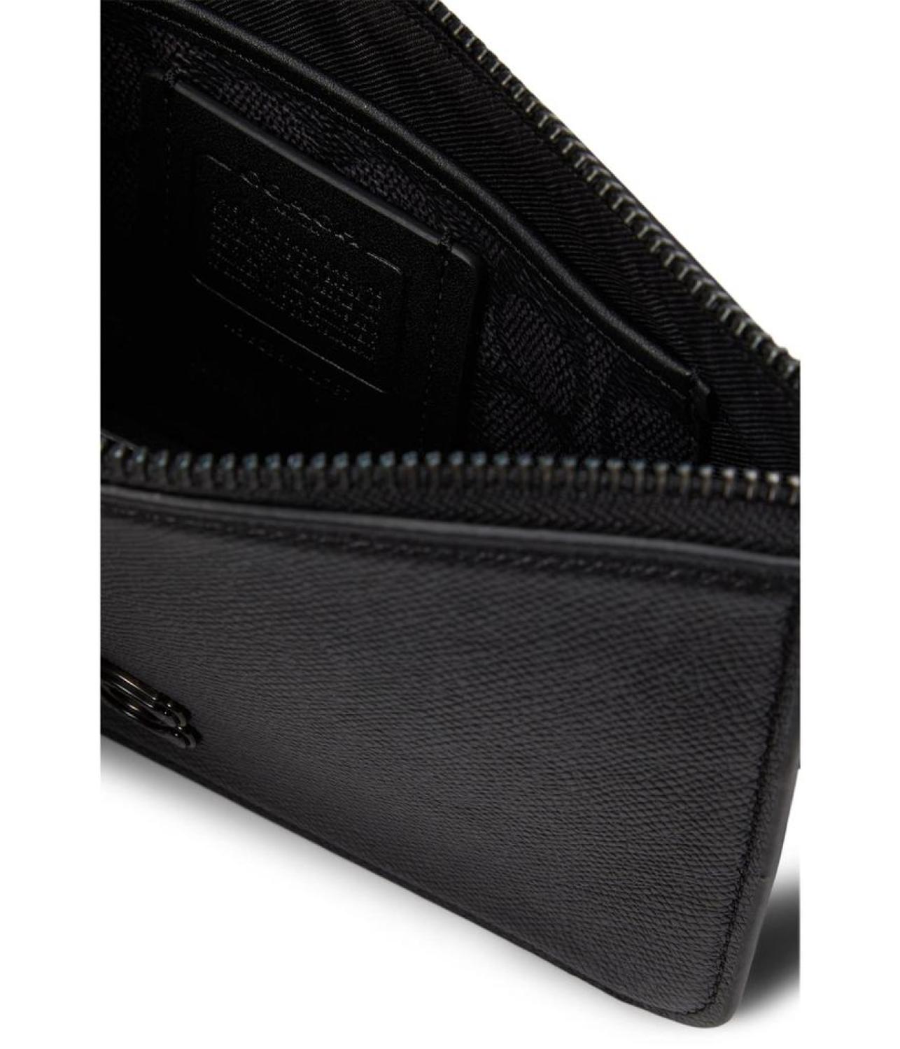 Pouch Bag in Cross Grain Leather