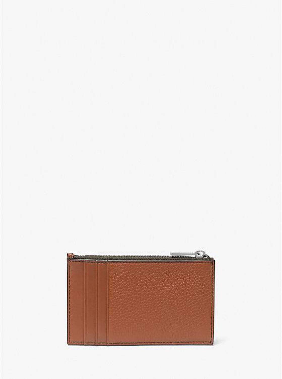 Cooper Slim Pebbled Leather Zip Wallet