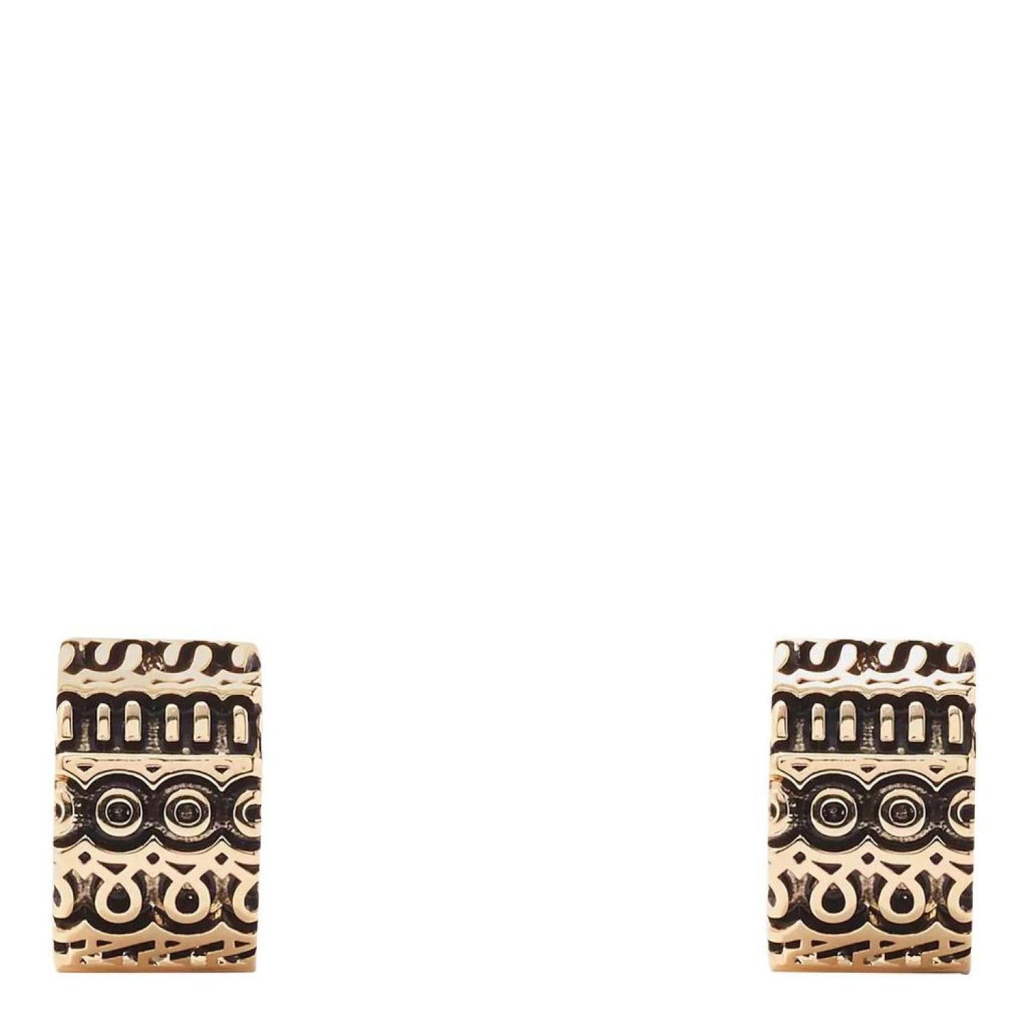 Marc Jacobs Logo Engraved Earrings