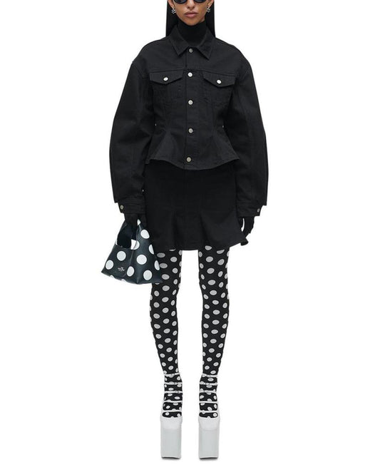 The Spots Mini Leather Sack Bag